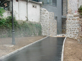 Errenterian asfalto galdatuaren hedatzea