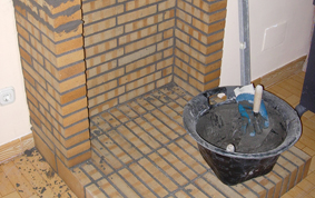 Construcción de soporte de chimenea. Intxaurrondo