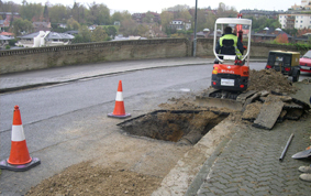 Avería de agua en Calle Andoain
