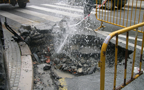 Avería de agua en Catalina Erauso