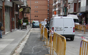 Canalización de agua en Calle Ametzagana