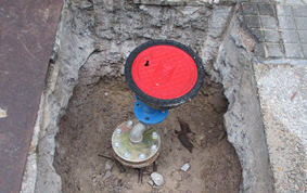 Renovación de boca de riego en Paseo Zubiaurre