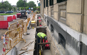 Canalización eléctrica en Calle Santa Catalina