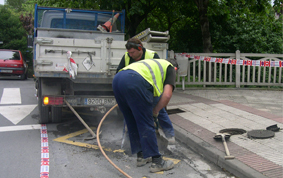Avería de gas en Beraun. Renteria