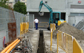 Canalización de gas en Don Bosco