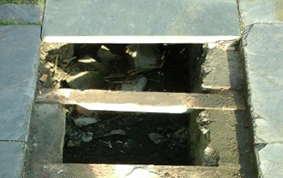 Reparación lozas. Plaza Okendo